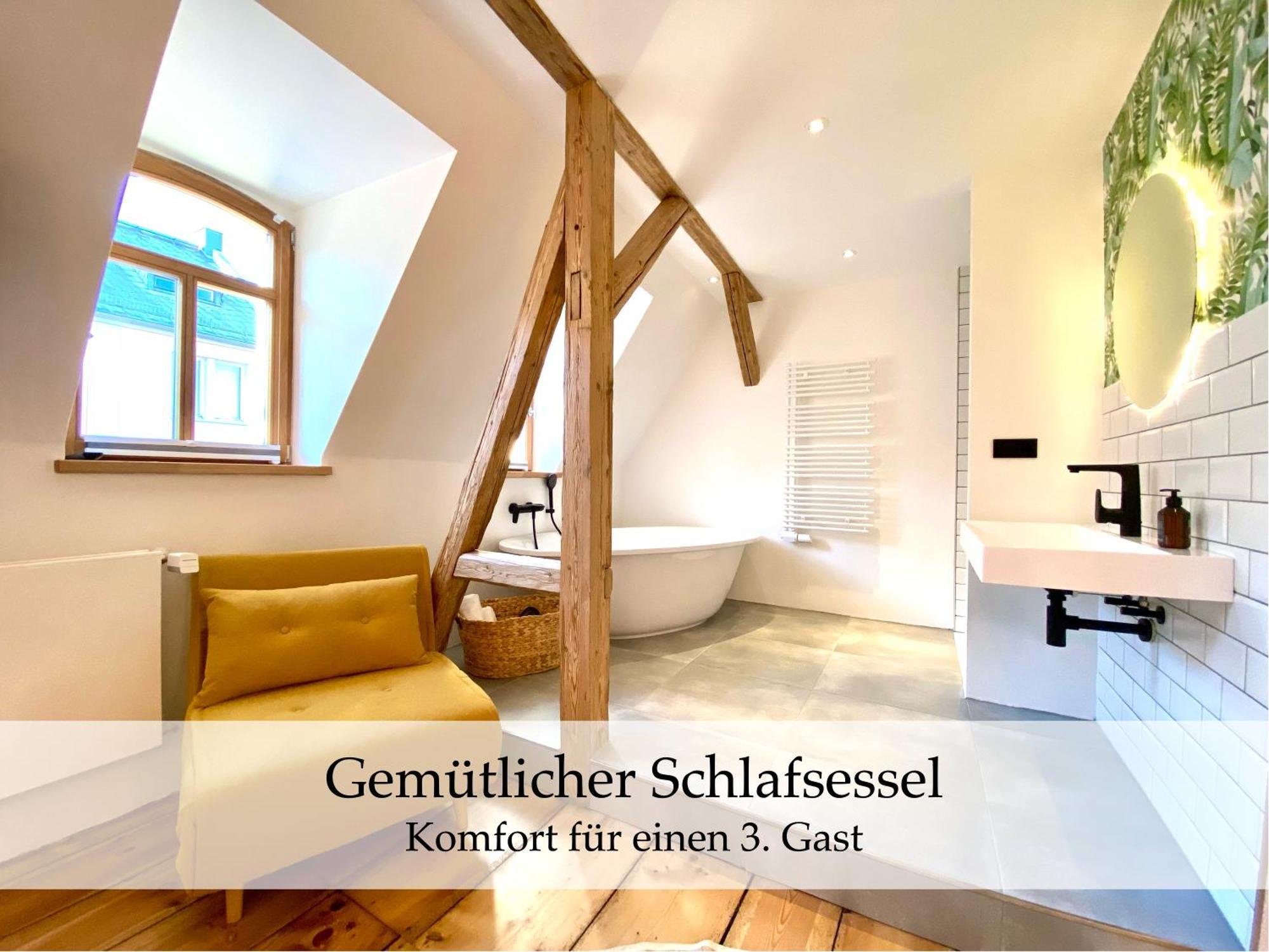 Zentrale 1-Zimmer-Ferienwohnung Mit Digitalem Check In Hof  Zewnętrze zdjęcie